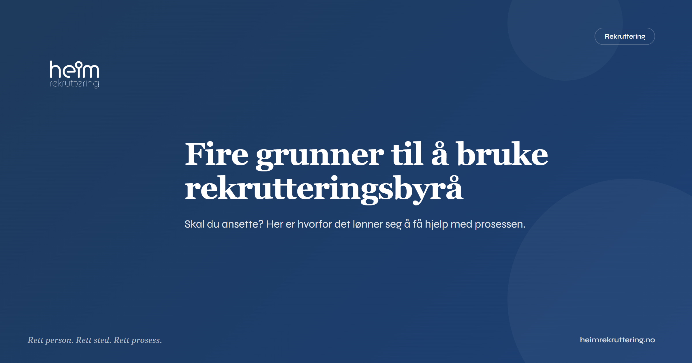 Skal du ansette?